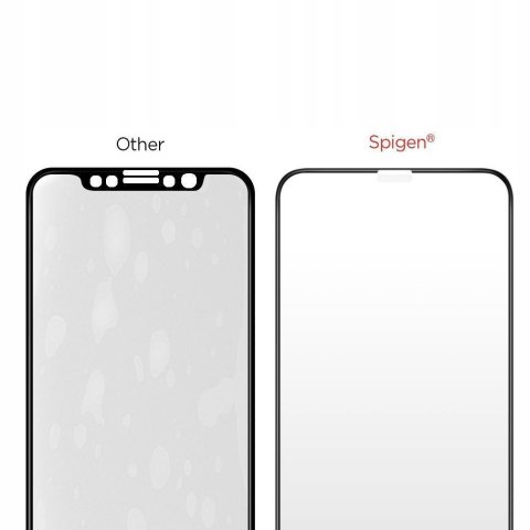 SZKŁO HARTOWANE SPIGEN GLASS FC IPHONE XR BLACK