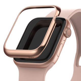 Nakładka Ringke Bezel Styling do Apple Watch 4 / 5 / 6 / SE (44mm) Glossy Pink Gold