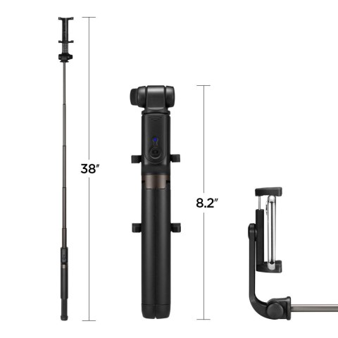 SPIGEN S540W WIRELESS SELFIE STICK TRIPOD BLACK