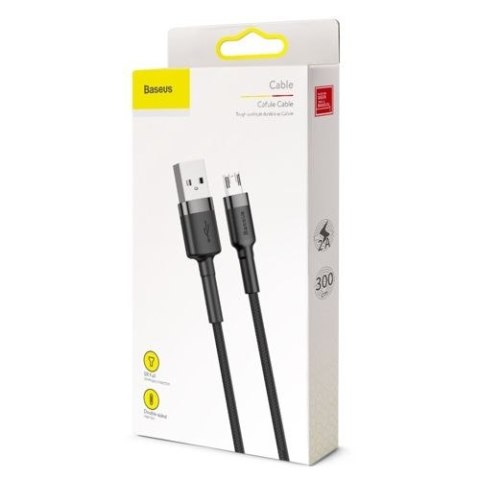 Mocny Kabel Przewód Usb-a Usb Typu Micro Szybkie Ładowanie Qc 2a 3m Baseus