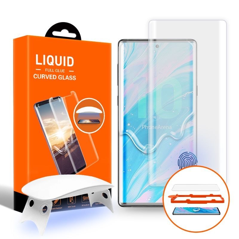Szkło Hartowane UV T-Max + Lampa do Samsung Galaxy Note 10 Plus