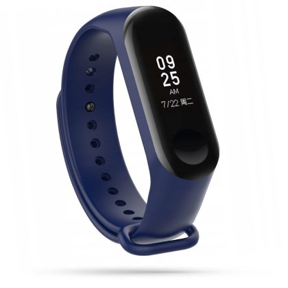 Opaska Smooth do Xiaomi Mi Band 3 / 4 / 5 granatowy