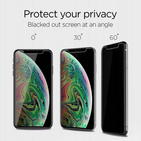 Szkło Hartowane Spigen Alm Glass.tr do iPhone 11 / XR Privacy