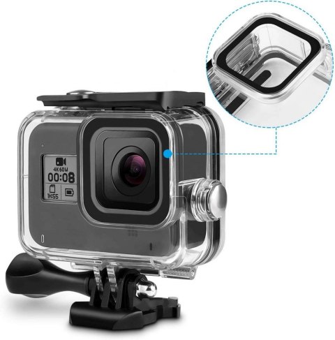 Etui wodoodporne do GoPro Hero 8 Bezbarwne