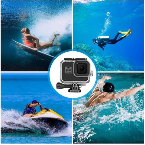 Etui wodoodporne do GoPro Hero 8 Bezbarwne