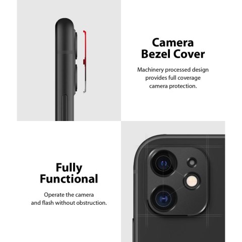 Nakładka na obiektyw aparatu Ringke Camera Styling do iPhone 11 Black