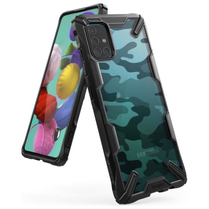 Etui Ringke Fusion X do Samsung Galaxy A71 Camo Black