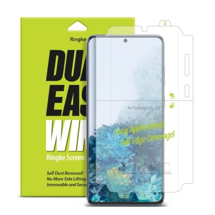 2x Folia Ochronna Ringke Dual Easy do Samsung Galaxy S20