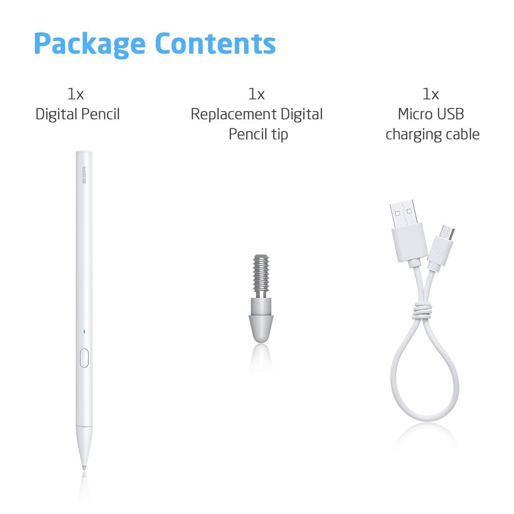 Rysik ESR Digital+ Stylus Pen iPad White