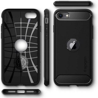 SPIGEN RUGGED ARMOR IPHONE SE 2020 BLACK