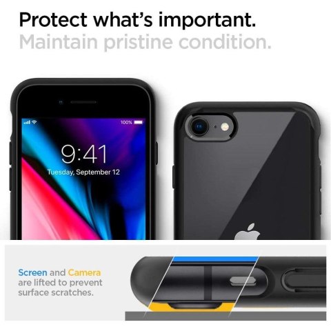 SPIGEN ULTRA HYBRID IPHONE 7/8/SE 2020 BLACK