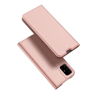 Etui z klapką DUXDUCIS Skinpro do Samsung Galaxy A41 jasnoróżowy