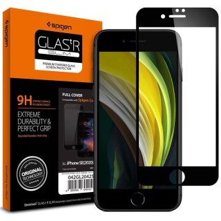 SZKŁO HARTOWANE SPIGEN GLASS FC IPHONE 7/8/SE 2020 BLACK