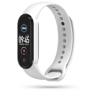 Gumowy pasek Iconband do Xiaomi Mi Band 5 White