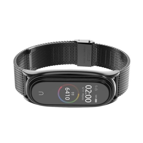 Pasek bransoleta Milanesband do Xiaomi Mi Band 5 czarny