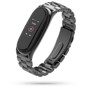 Bransoleta Stainless do Xiaomi Mi Band 5 czarny