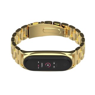 Bransoleta Stainless do Xiaomi Mi Band 5 Gold