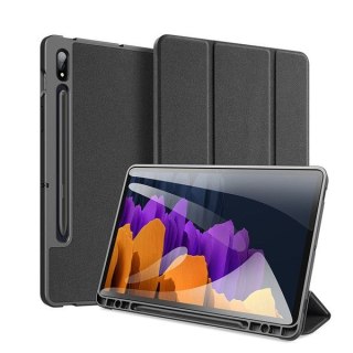 Etui z klapką DUXDUCIS Domo do Samasung Galaxy Tab S7+ Plus 12.4 czarny