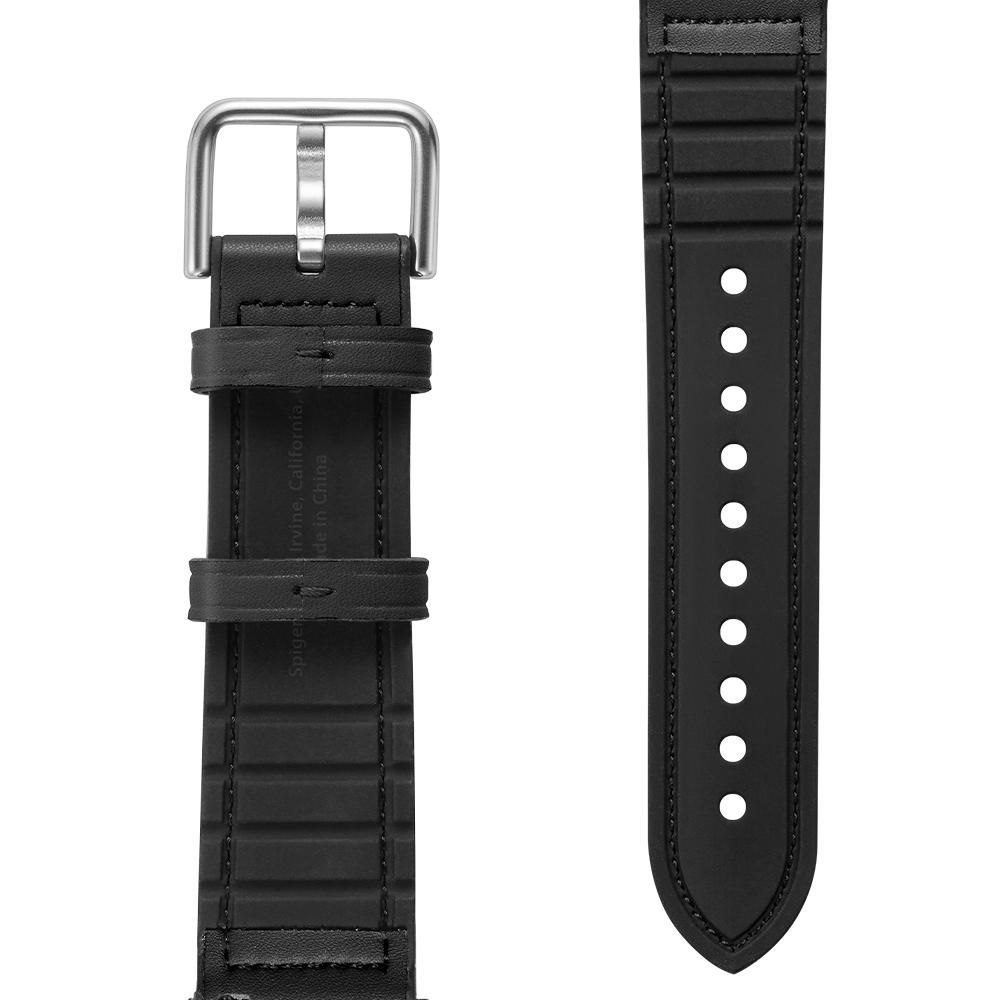 Pasek skórzany Spigen Retro Fit Band do Samsung Galaxy Watch 3 45MM czarny