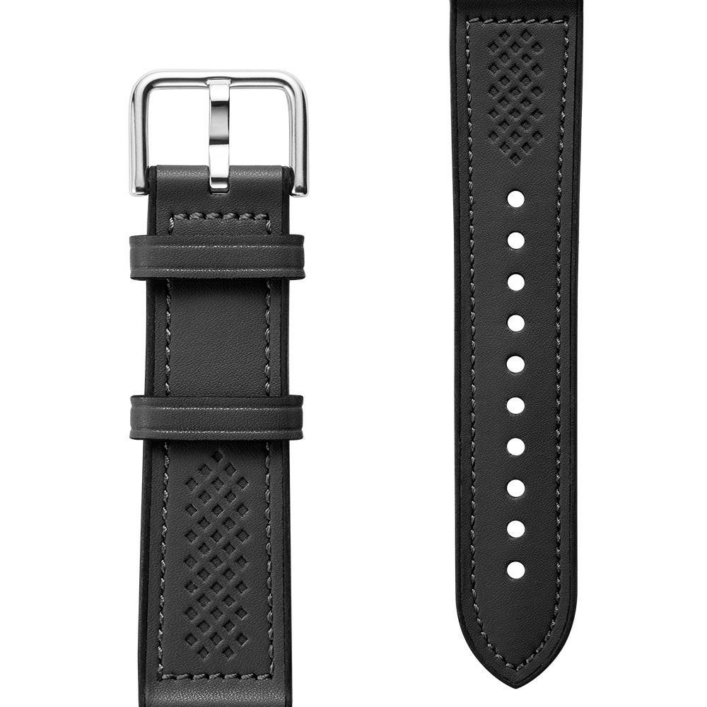 Pasek skórzany Spigen Retro Fit Band do Samsung Galaxy Watch 3 45MM czarny
