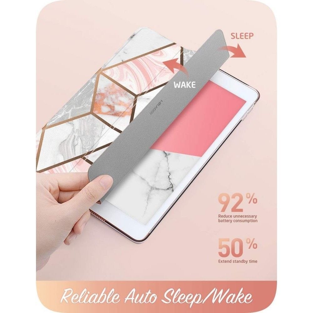 Etui Supcase Cosmo Lite do iPad 7 / 8 (10.2) 2019 / 2020 Marble