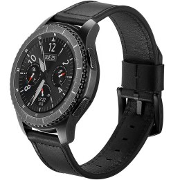 Pasek Skórzany Herms do Galaxy Watch 3 45mm Black