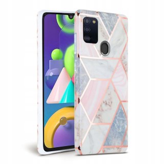 Etui Marble do Samsung Galaxy A21s Pink