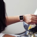 Pasek bransoleta Milanesband do Apple Watch 2 / 3 / 4 / 5 / 6 / SE (42/44MM) czarny