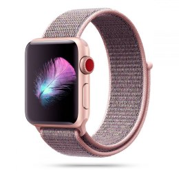 Pasek Nylon do Apple Watch 2 / 3 / 4 / 5 / 6 / SE (38/40mm) Pink Sand