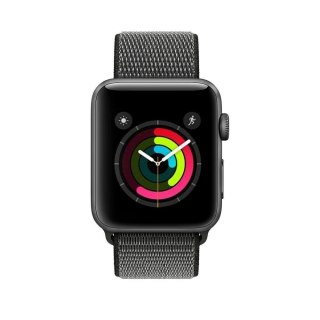 Pasek Nylon Apple Watch 2 / 3 / 4 / 5 / 6 / SE (42/44mm) Dark Olive