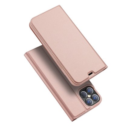 Etui DUX DUCIS z klapką do iPhone 12 Pro Max różowy