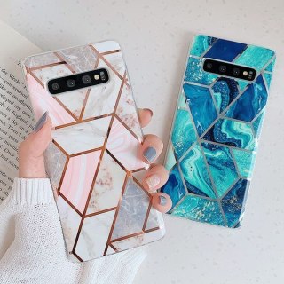 Etui Marble do Samsung Galaxy A71 Pink