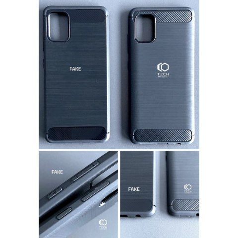 Etui Tech-Protect Tpucarbon do Motorola Moto G9 Play / E7 Plus czarny