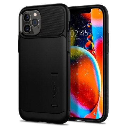 Etui Spigen Slim Armor do iPhone 12 / 12 Pro Black