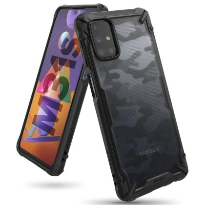 Etui Ringke Fusion X do Samsung Galaxy M31s Camo Black