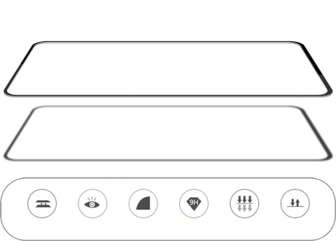 Szkło Full Glue do Xiaomi Mi 10T / Mi 10T Pro