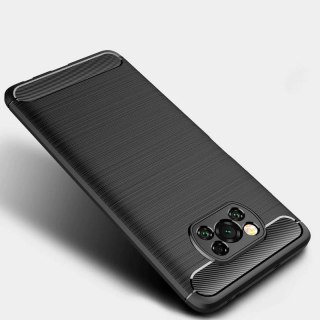 Etui Futerał Case Tpucarbon do Xiaomi Poco X3 Nfc Czarny