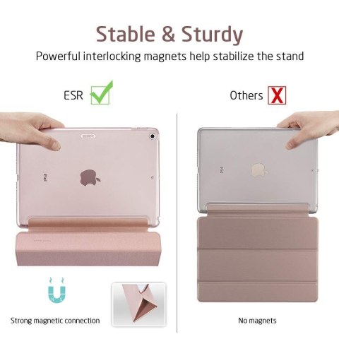 Etui ESR Yippee do iPad 7 / 8 (10.2) 2019 / 2020 Rose Gold