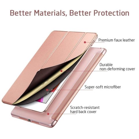 Etui ESR Yippee do iPad 7 / 8 (10.2) 2019 / 2020 Rose Gold