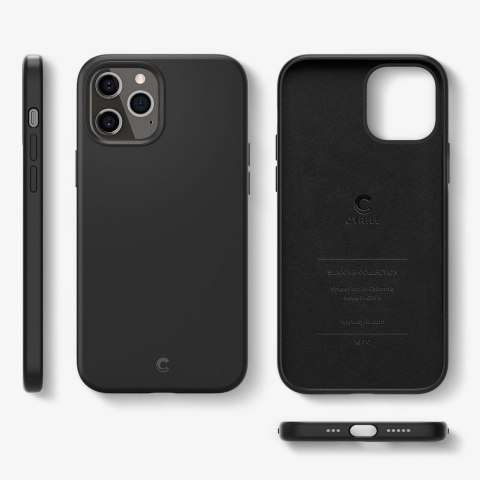 Etui Spigen Cyrill Silicone do iPhone 12 Pro Max Black