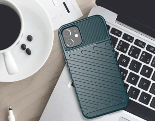 Etui Thunder Case Elastyczne Pancerne do iPhone 12 mini zielony