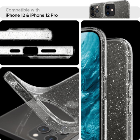 Etui Spigen Liquid Crystal do iPhone 12 / 12 Pro Glitter Crystal