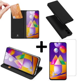 Etui z klapką DUX DUCIS + szkło ochronne do Samsung Galaxy M31s