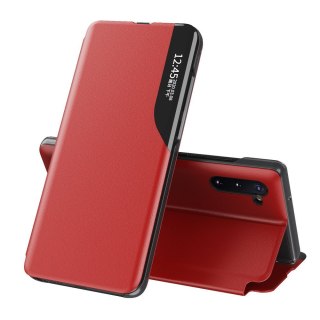 Etui Eco Leather View Case z klapką do Samsung Galaxy Note 10 Plus czerwony