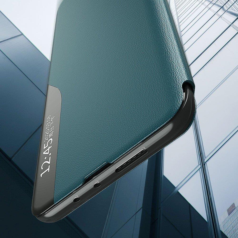 Etui Eco Leather View Case z klapką do Samsung Galaxy S20 Ultra zielony