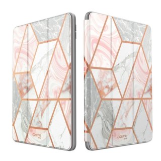 Etui z szybką na ekran Supcase Cosmo do iPad Air 4 2020 Marble