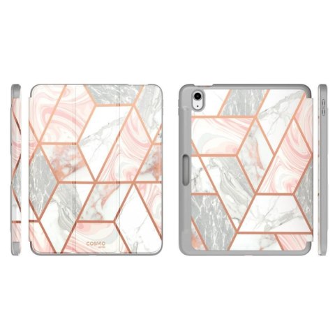 Etui z szybką na ekran Supcase Cosmo do iPad Air 4 2020 Marble