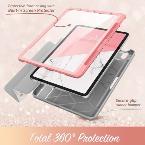 Etui z szybką na ekran Supcase Cosmo do iPad Air 4 2020 Marble