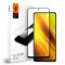Szkło Hartowane Pełne Spigen Glass FC do Xiaomi Poco X3 NFC Czarny