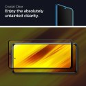Szkło Hartowane Pełne Spigen Glass FC do Xiaomi Poco X3 NFC Czarny
